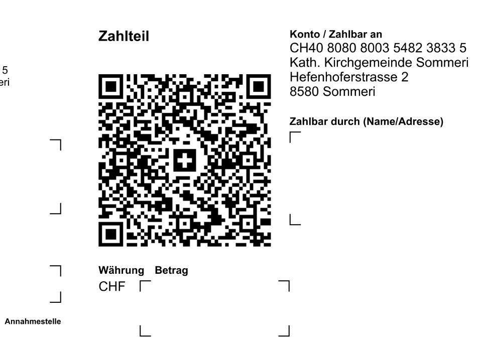 QR Rechnung KG Sommeri