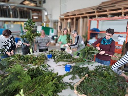 Rückblick Palmenbinden/Palmsonntag